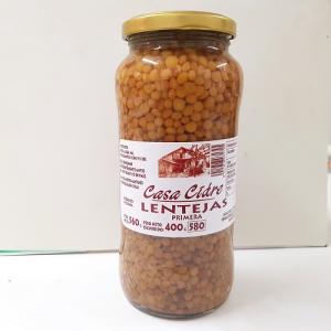 Lentejas cocidas extra CASA CIDRE 500 GRS