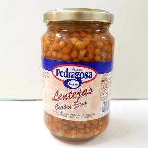 Lentejas cocidas extra PEDRAGOSA 200 GRS