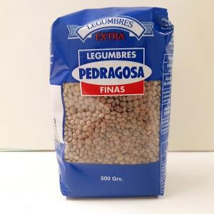 Lentejas pardinas PEDRAGOSA 500 grs