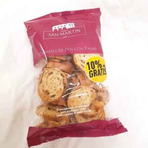 Tostadas mini con pasas SAN MARTIN
