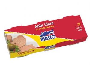 Atún MASSÓ en aceite de oliva Pack 3
