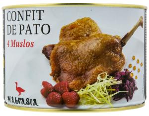 Confit pato MALVASIA (Lata 4 uds.)