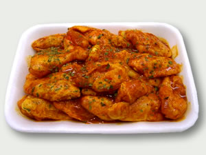 Alitas pollo adobadas