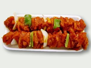 Brochetas de pavo