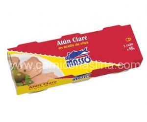 Atún MASSÓ en aceite de oliva Pack 3