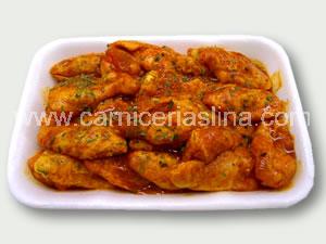 Alitas pollo adobadas